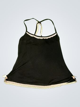Ann Summers Schwarzes Top aus Satin