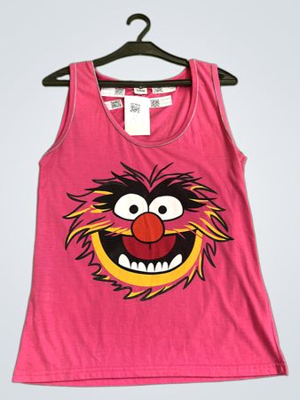Disney Muppet Charakter Pink Tanktop