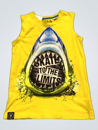 Quiksilver Skate to the Limits Gelbes Tanktop