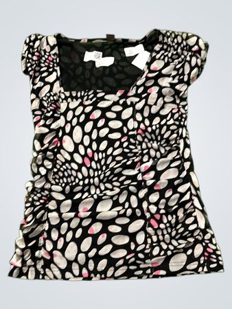 SELECTION by S.OLIVER Damen Raffung Druck Oberteil