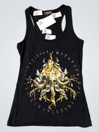 RICHMOND DENIM Schwarzes Tanktop mit Grafikdruck