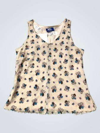 d'AUVRY exklusives Tanktop mit Blumenmuster