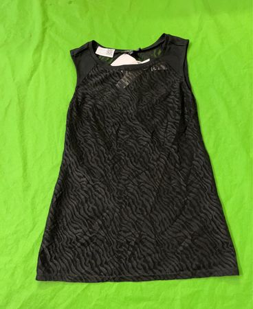 Morgan Black Ärmelloses Mini-Kleid