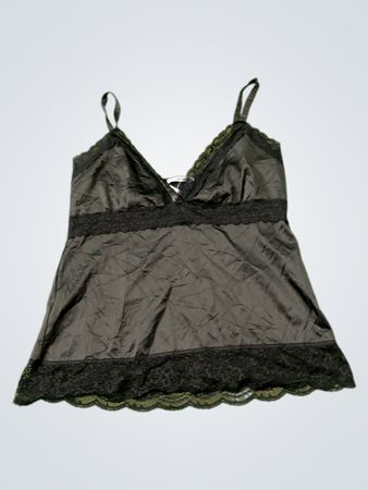 ROS/OPORPORA Schwarzes Spitzenbesatz-Cami