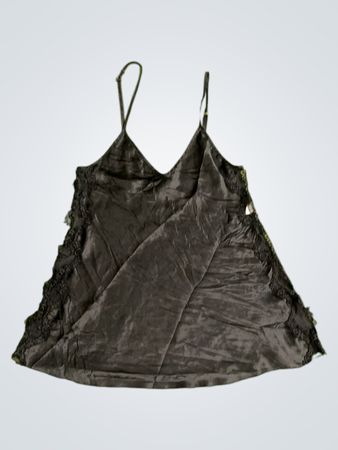 Schwarzes Spitzenbesatz-Cocktailkleid