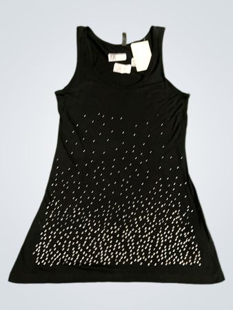 SAMISU Schwarzes Tanktop mit Nieten