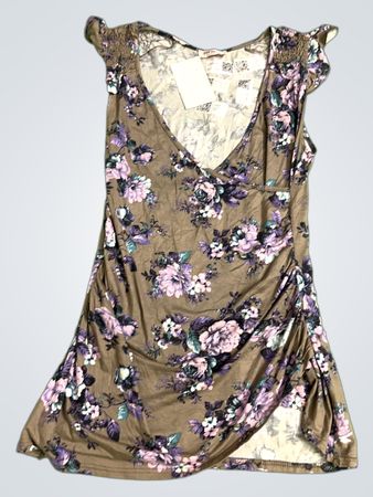 Orsay Floral Ruched Minikleid