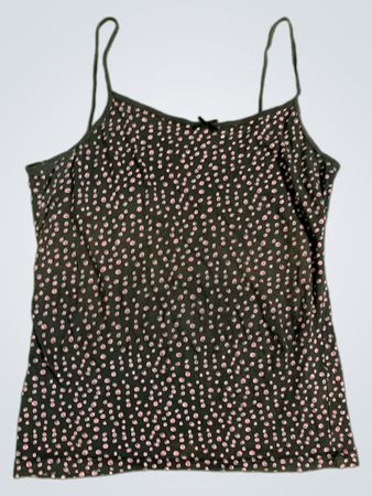 Mädchen-Cami-Top mit rosa Punkten