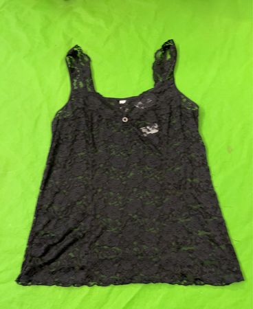 BENOTTI Schwarze Spitzen-Camisole