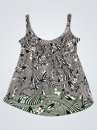 Tanktop mit abstraktem Druck