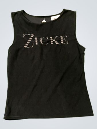 Schwarzes ZICKE Tank Top