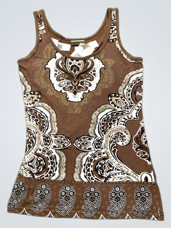 Okay Paisley Print Tank Top