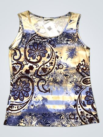Bonita Ärmelloses Top mit Paisley-Druck