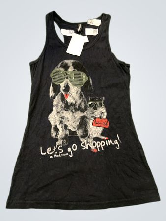 Madonna "Lass uns shoppen!" Graphic Tank Top