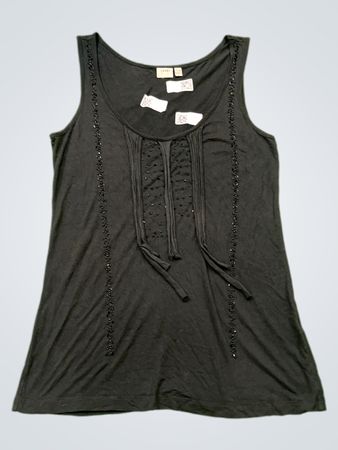 Esprit Schwarzes Perlen-Top