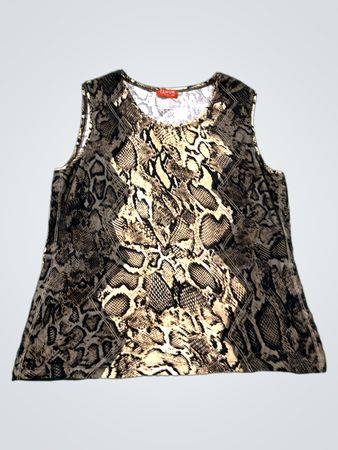TAIFUN COLLECTION Ärmelloses Top im Schlangenprint