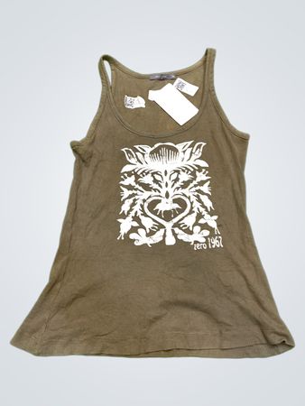 Zero Base Tank Top mit grafischem Print