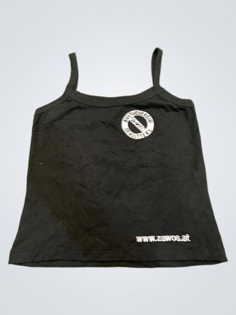Jerzees 305 Schwarz Spaghetti-Trägertop