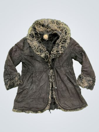 Just Design Fur Lined Coat XXL