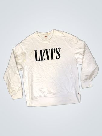 Levi's Weißes Relaxed Fit Sweatshirt