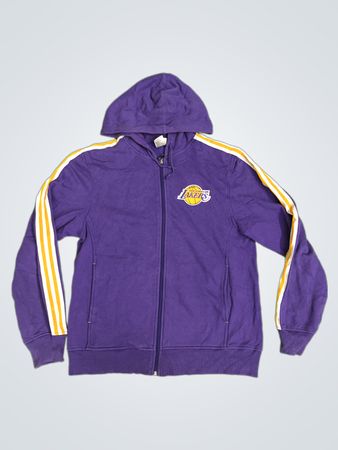 Adidas Lakers Zip-Up Hoodie