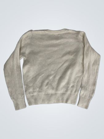 GEMO Damencreme Strickpullover mit Rüschen