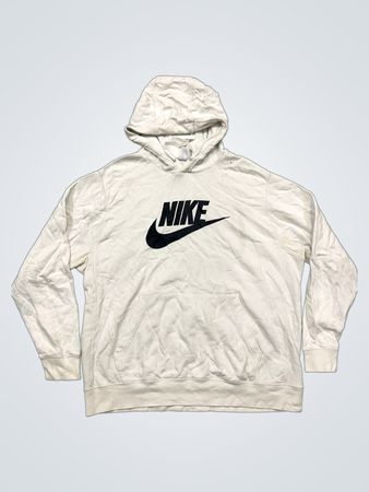 Nike White Graphic Hoodie