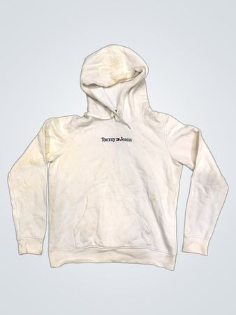 Tommy Jeans Weißer Hoodie