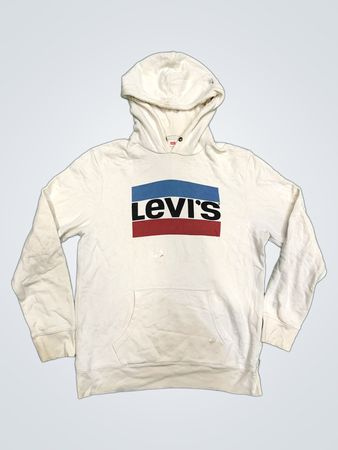 Levi's White Graphic Hoodie