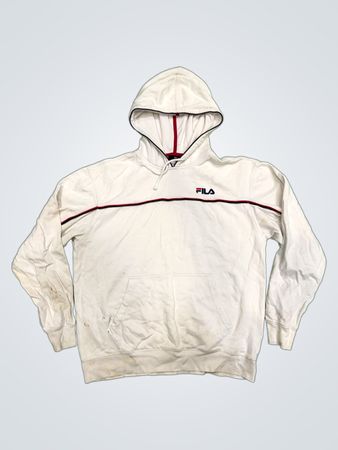 Fila White Hoodie