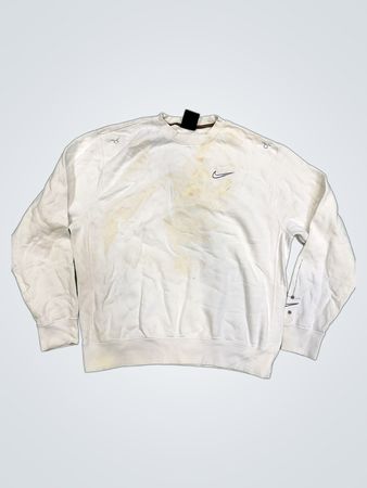 Nike White Crewneck Sweatshirt