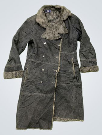 SXM Denim Fur Lined Coat
