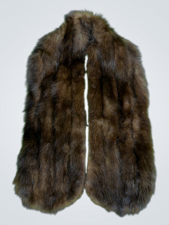 Brown Fur Scarf