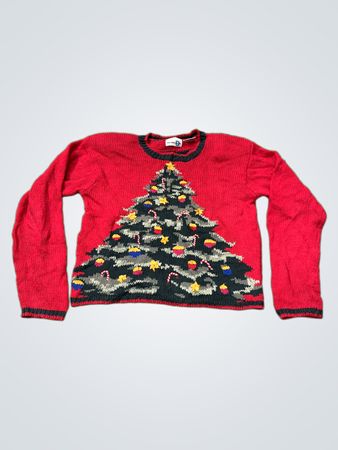 Paul Harris Design Roter Weihnachtspullover