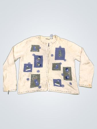 Croft & Barrow Damen Winter-Themen Cardigan
