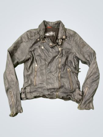 REAKY NATION Women's Leather Biker Jacket
