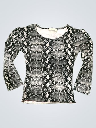 Pfeffinger Langarm-Shirt mit Schlangenprint