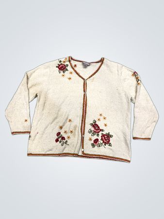 TanJay bestickte Strickjacke