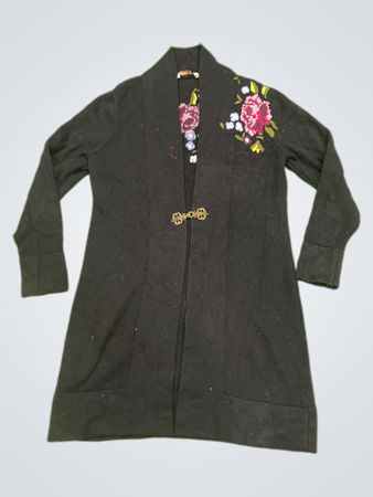 Soft Surroundings bestickte Strickjacke
