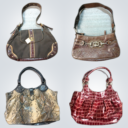 Ensemble de sacs en cuir vintage