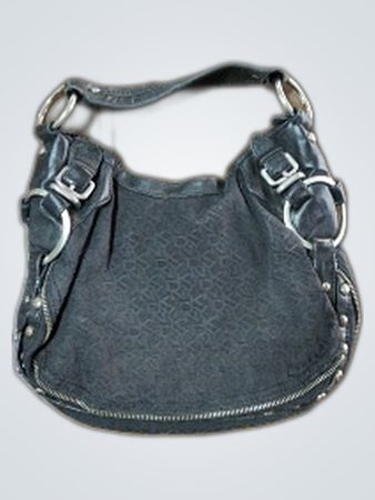 Black Leather Hobo Bag