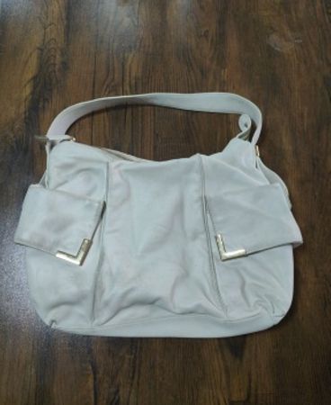 White Leather Shoulder Bag
