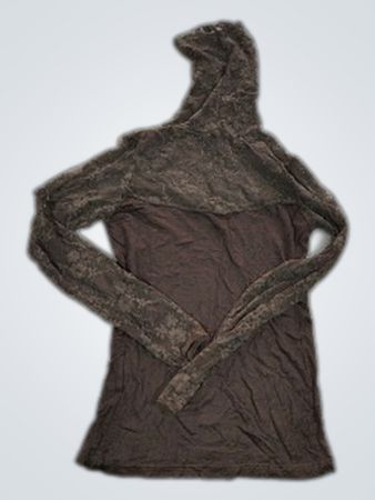 Lace Overlay Hoodie