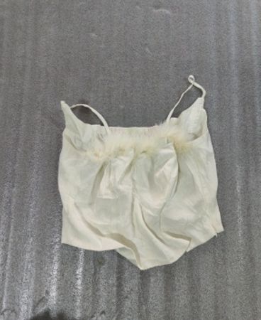 Women's White Lace Trim Camisole