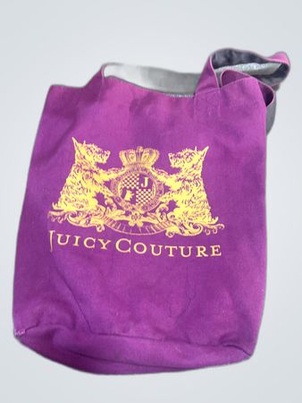 Juicy Couture Purple Logo Tote Bag
