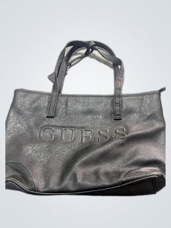 Black Guess Tote Bag
