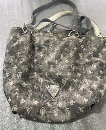Gvers Gray Handbag