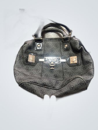 Guess Black Logo Small Handbag