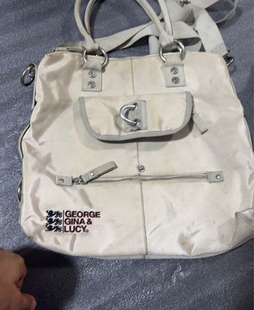 George Gina & Lucy Bolsa Tote de Nailon Beige