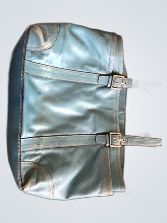 Coach Blue Leather Handbag
